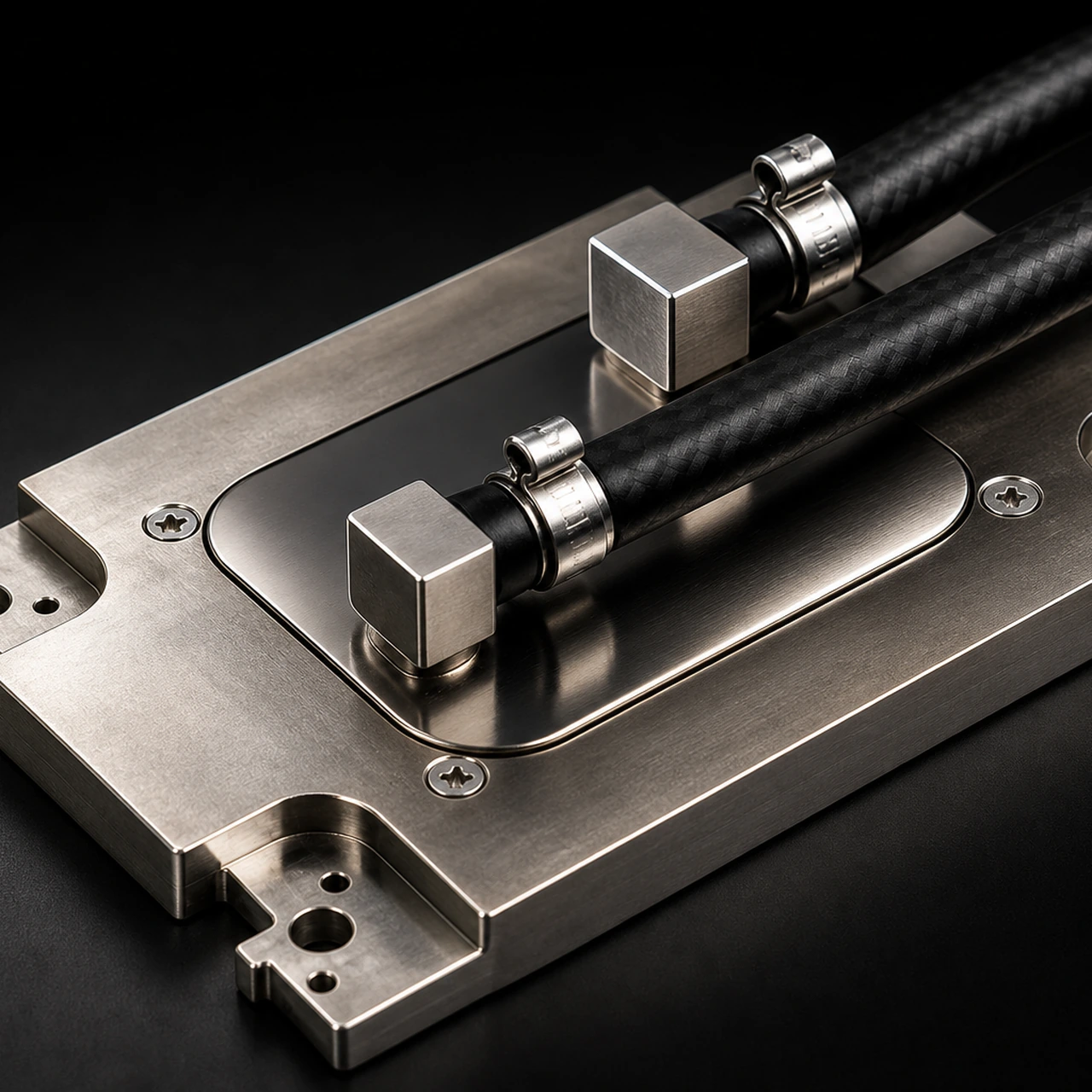 Polished cold-plate copper housing with micro-channel array