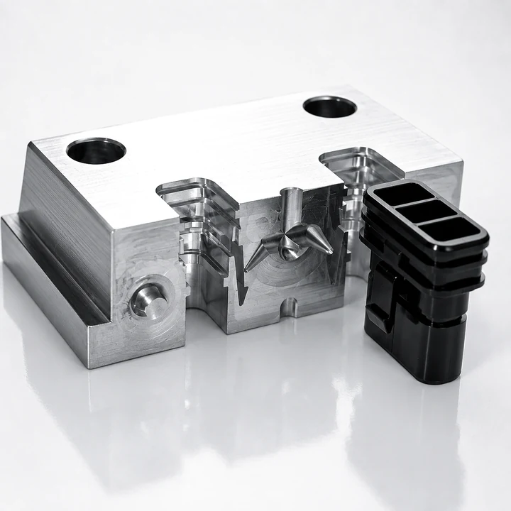 Aluminum prototype tool — tooling-strategy render